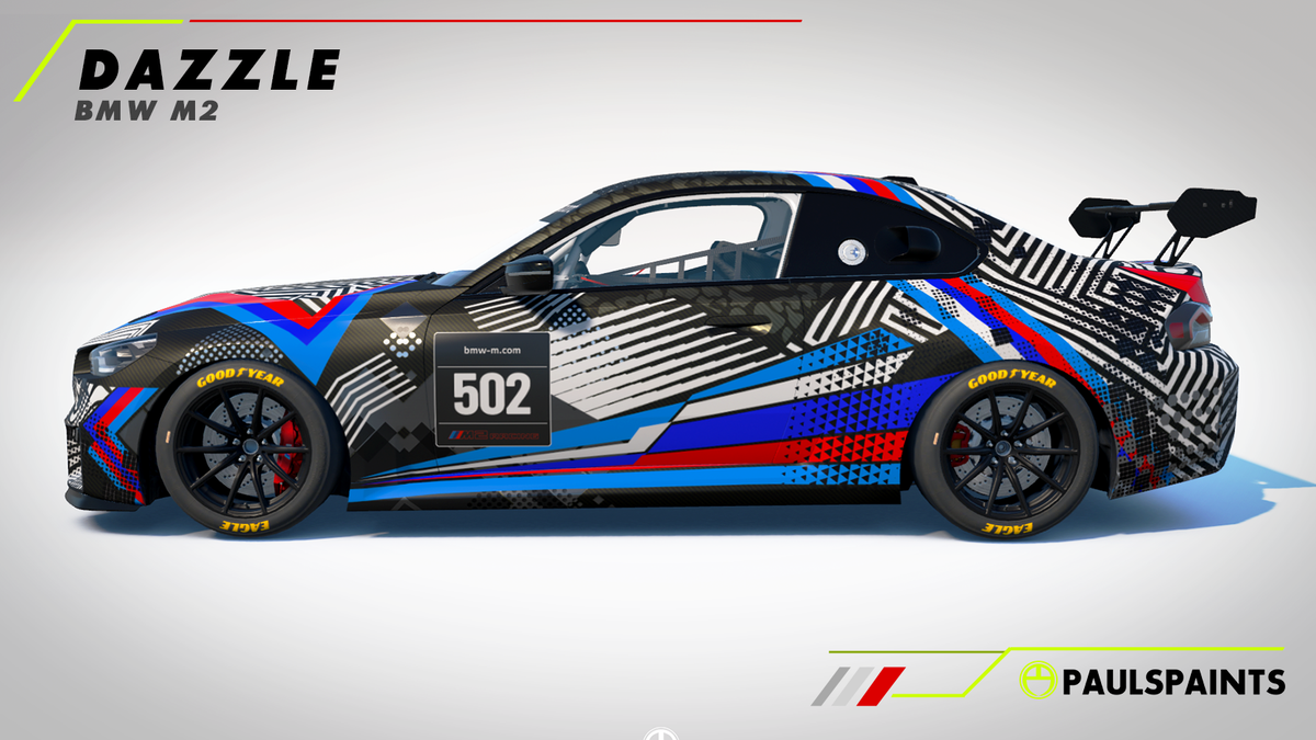 BMW M2 Dazzle - Red, White & Blue