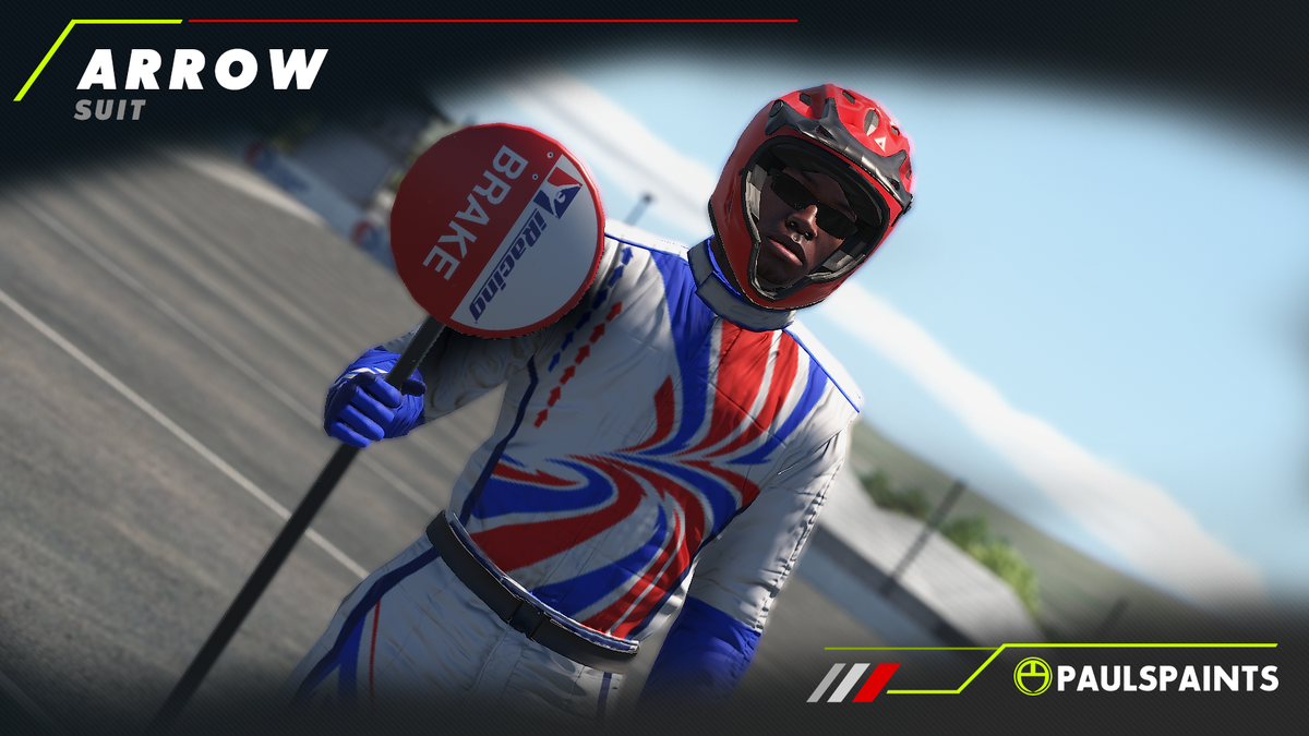 Arrow Suit - Red, White & Blue