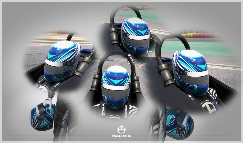 Arrow Helmet - Blue/Green