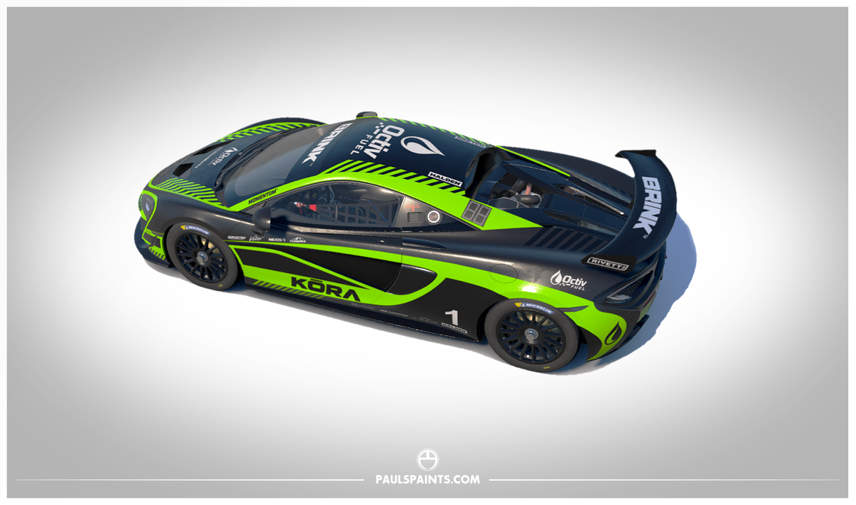 Shard McLaren 570 GT4 - Carbon/Lime