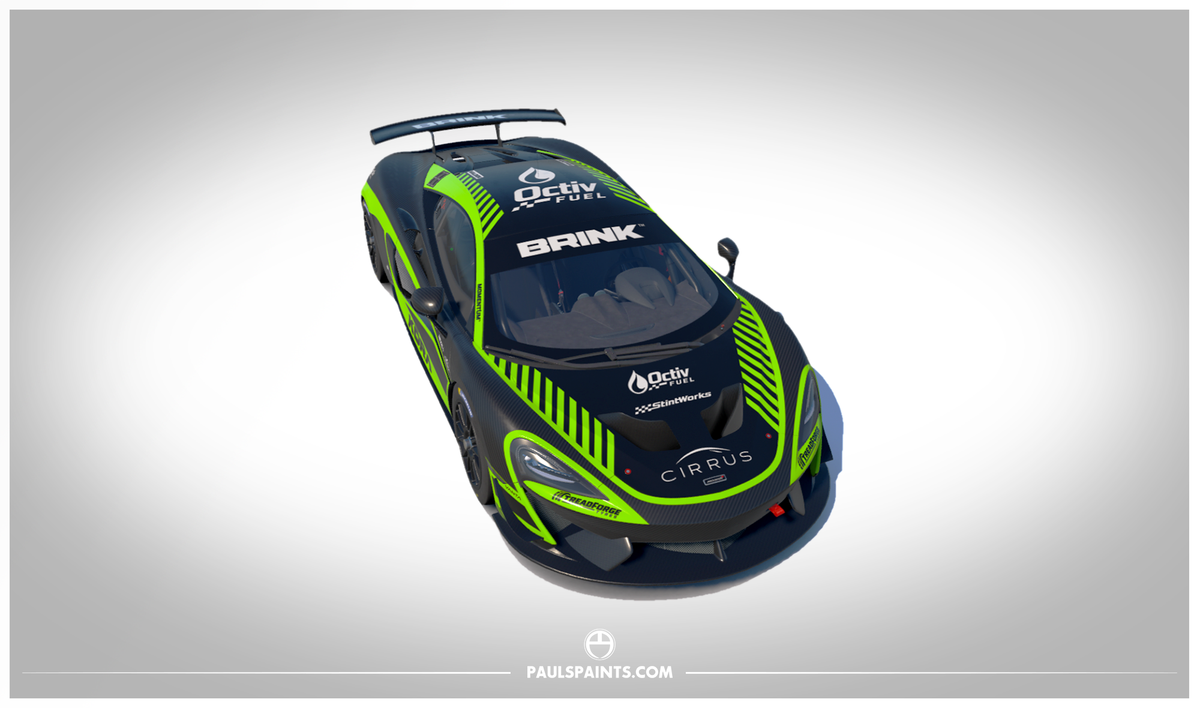 Shard McLaren 570 GT4 - Carbon/Lime