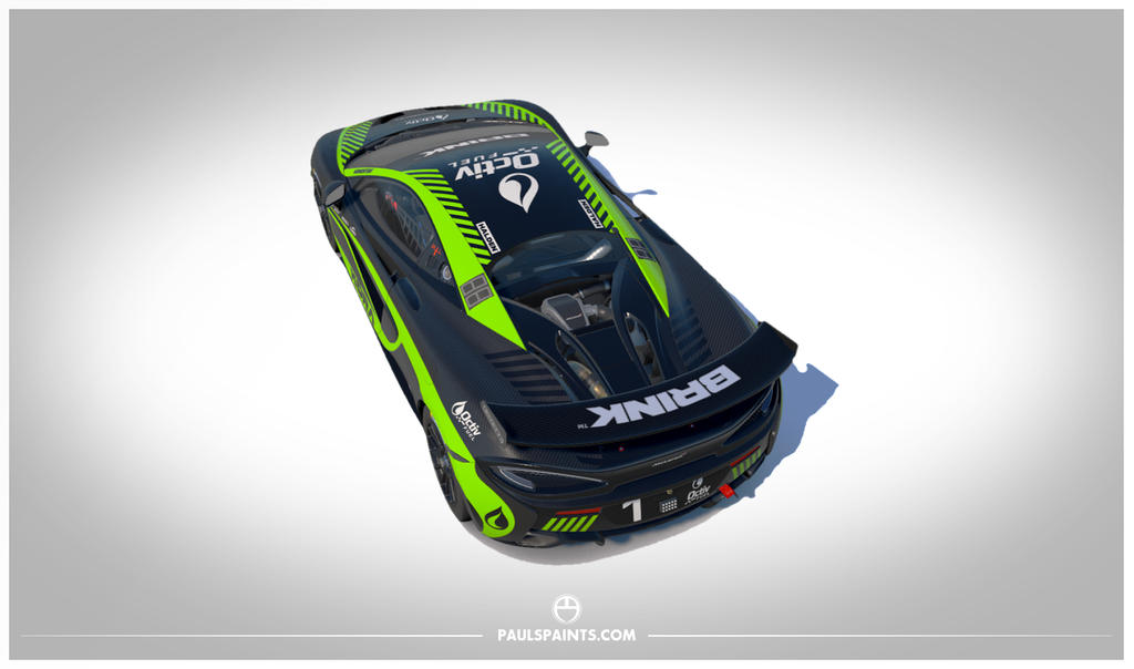 Shard McLaren 570 GT4 - Carbon/Lime