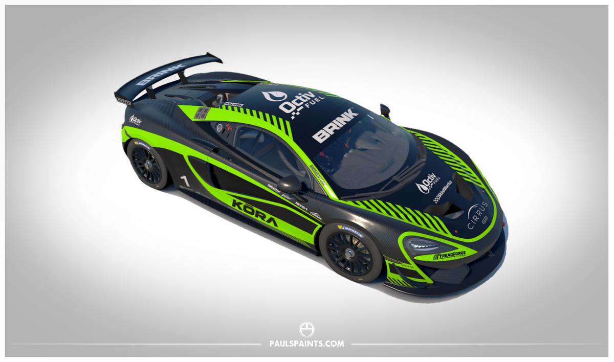 Shard McLaren 570 GT4 - Carbon/Lime
